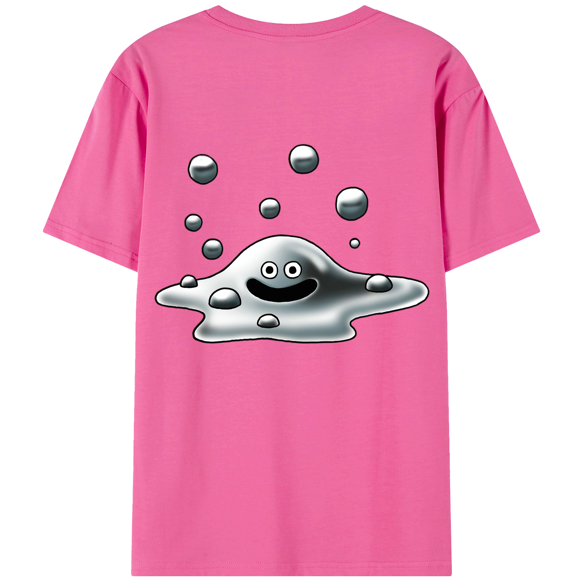 （画像用） ドラゴンクエスト Doragon Kuesuto Dragon Quest レディース半袖Tシャツ(バックプリント)